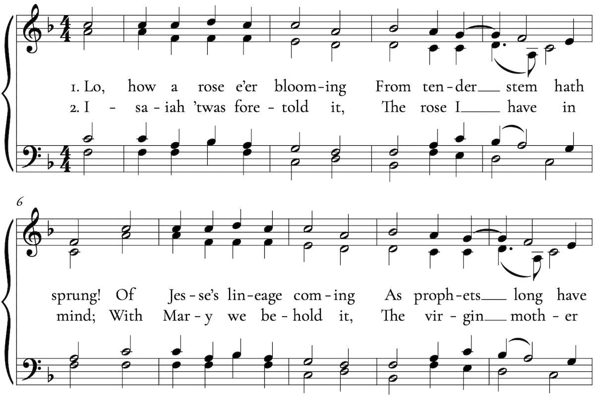 Lo, How a Rose E'er Blooming - Bach to Church