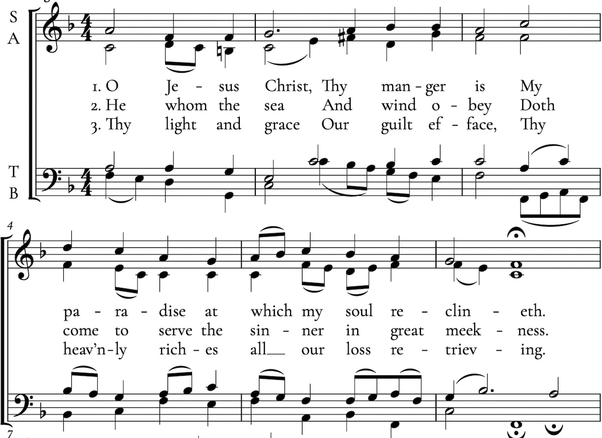 O Jesus Christ, Thy Manger Is - Bach to Church